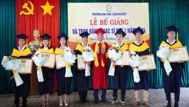 Lễ Bế giảng và trao Bằng tốt nghiệp Thạc sĩ năm 2024 của Trường Đại học Lâm nghiệp tại Phân hiệu Gia Lai